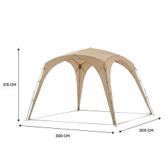 TAWA Instant Pavilion Gazebo 300x300x215 Outlet Tente