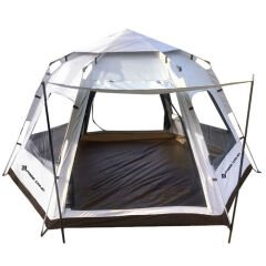 FreeCamp Zenica 6 Kişilik Otomatik Çadır-BEYAZ