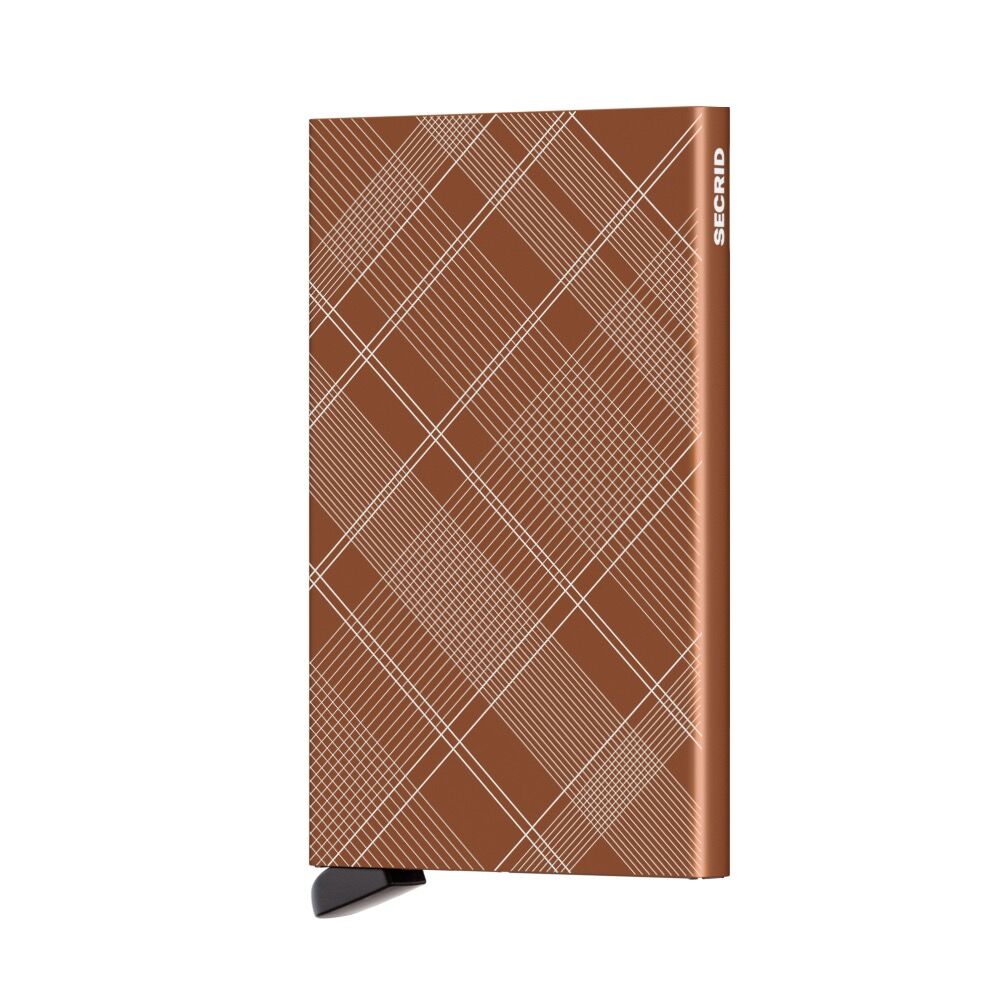 Secrid Cardprotector Laser Cüzdan Kartlık-KAHVERENGİ