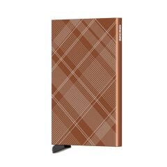 Secrid Cardprotector Laser Cüzdan Kartlık-KAHVERENGİ