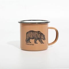FreeCamp Campers Emaye Mug 350ml-BEJ