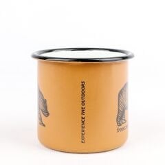 FreeCamp Campers Emaye Mug 350ml-BEJ