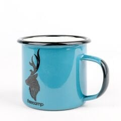 FreeCamp Campers Emaye Mug 350ml-MAVİ