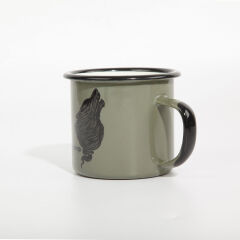 FreeCamp Campers Emaye Mug 350ml-YEŞİL