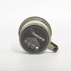 FreeCamp Campers Emaye Mug 350ml-YEŞİL