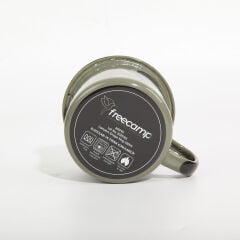 FreeCamp Campers Emaye Mug 350ml-YEŞİL