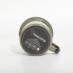 FreeCamp Campers Emaye Mug 350ml-YEŞİL