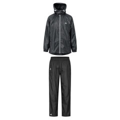 A&C Packway Unisex Alt Üst Takım Rüzgarlık-SİYAH