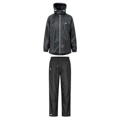 A&C Packway Unisex Alt Üst Takım Rüzgarlık-SİYAH