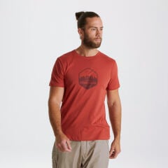 Craghoppers Mightie Erkek T-Shirt-KIRMIZI