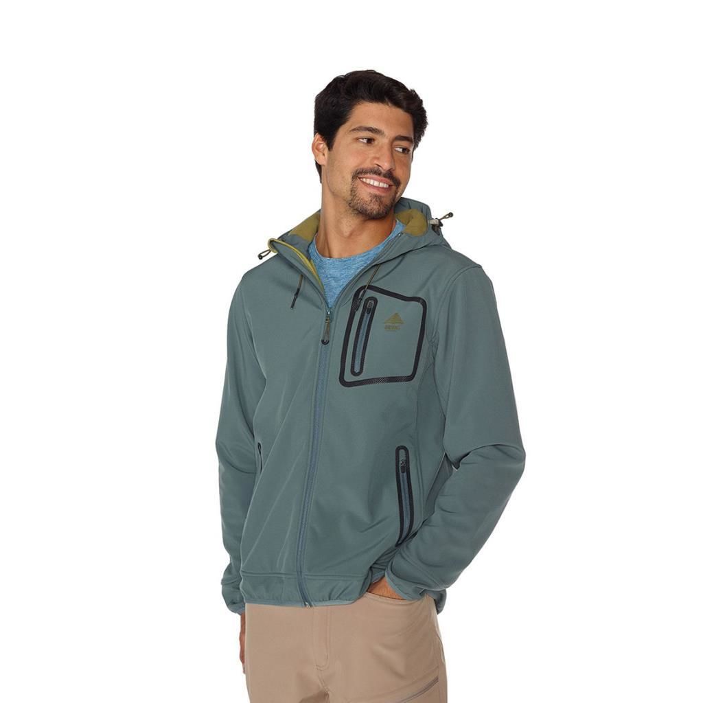 Berg Yukon Erkek Softshell Erkek Ceket Yeşil - M