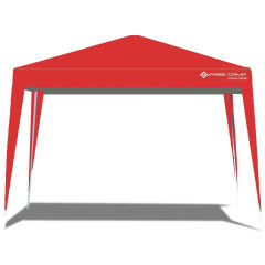 FreeCamp Palencia AND1027 240x240cm Polyester Tente-KIRMIZI