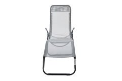 Andoutdoor Tumbona Katlanır Şezlong-GRİ