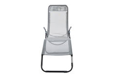 Andoutdoor Tumbona Katlanır Şezlong-GRİ