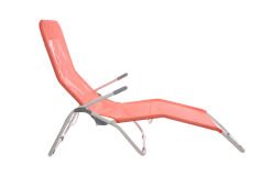 Andoutdoor Tumbona Katlanır Şezlong-KIRMIZI