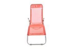 Andoutdoor Tumbona Katlanır Şezlong-KIRMIZI
