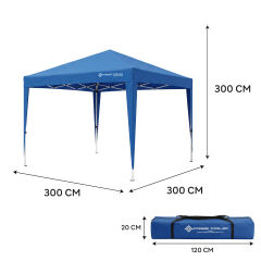 FreeCamp Sevilla AND1024 300x300cm Polyester Otomatik Tente-MAVİ