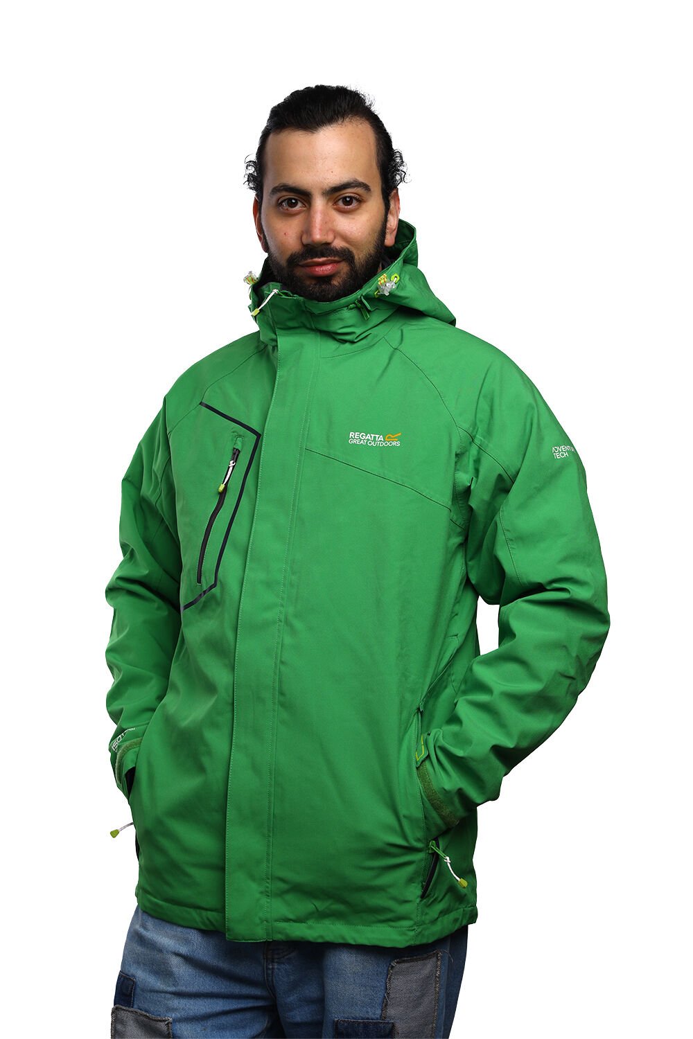 Regatta Everson 3 In 1 Erkek Mont 2XL - Yeşil