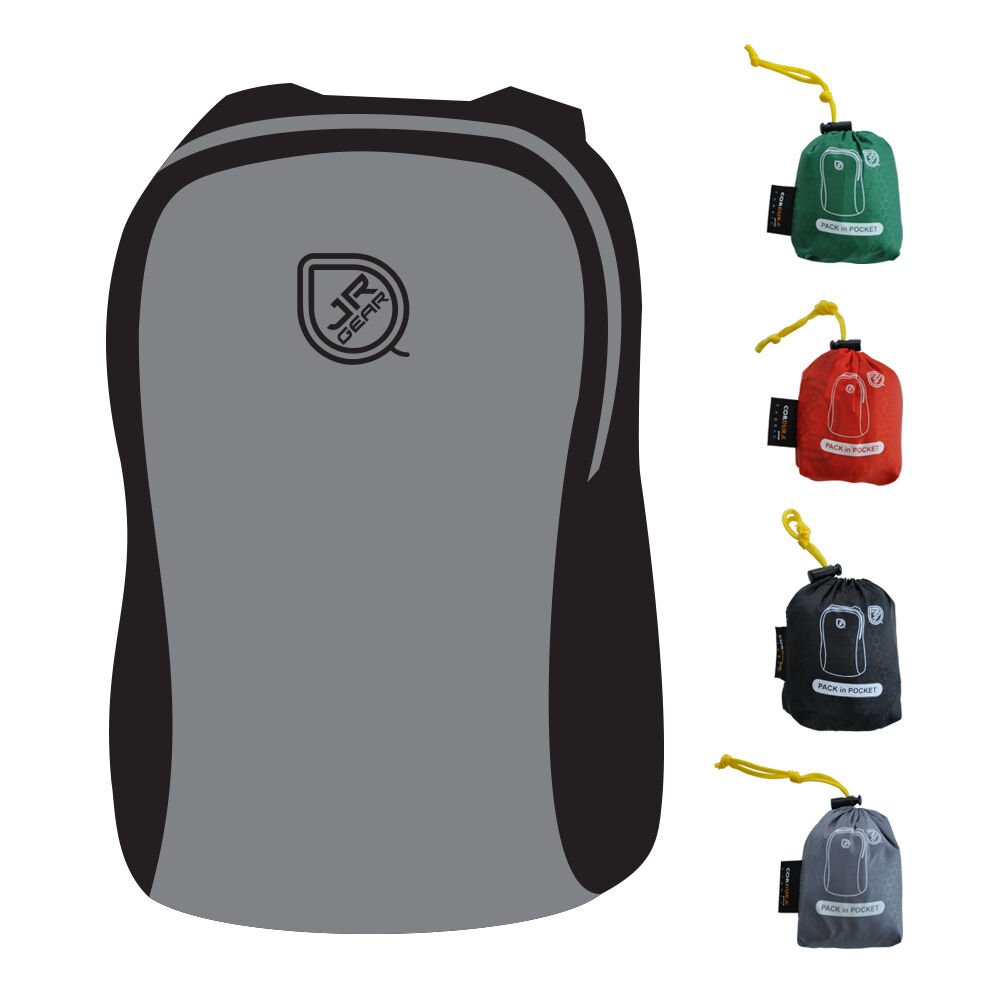 Jr Gear Portatif Sırt Çantası 30D+70D-SİYAH-GRİ