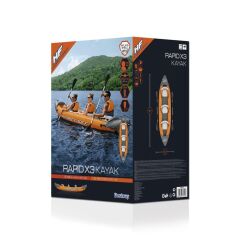 Bestway 65132 3 Kişilik Şişme Kano
