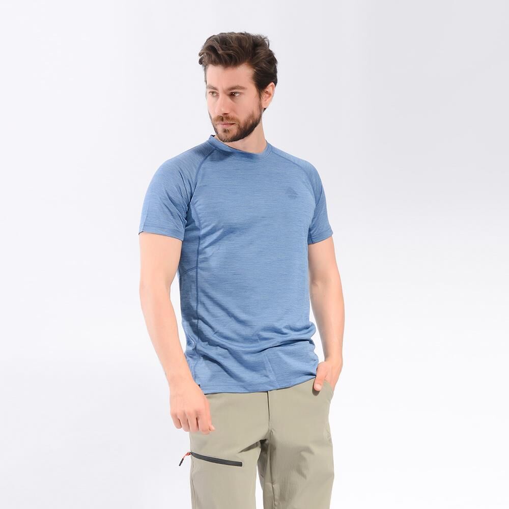 Berg Nahanni Erkek T-Shirt L - Mavi