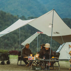 Mobi Garden Hexagon Direkli Canopy Tente 440x440x220cm