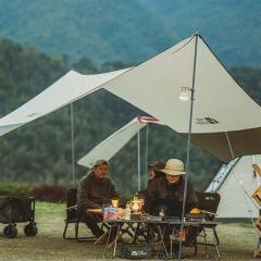Mobi Garden Hexagon Direkli Canopy 440x440x220 Tente