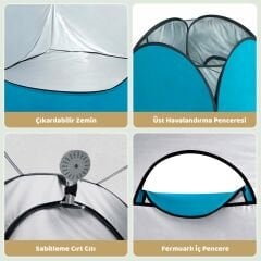 Wowspeed Pop-UP Tuvalet/Duş Çadırı 120x120x190cm