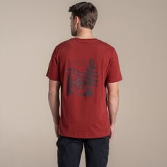 Craghoppers Lucent II SS Erkek T-Shirt-BORDO