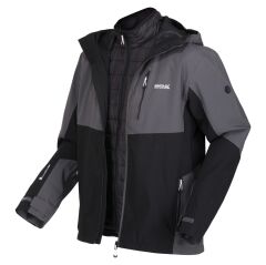 Regatta Wentwood Erkek 3in1 Mont-GRİ