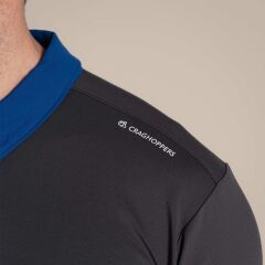 Craghoppers NL Avro Polo Yaka Erkek T-Shirt-LACİVERT-GRİ