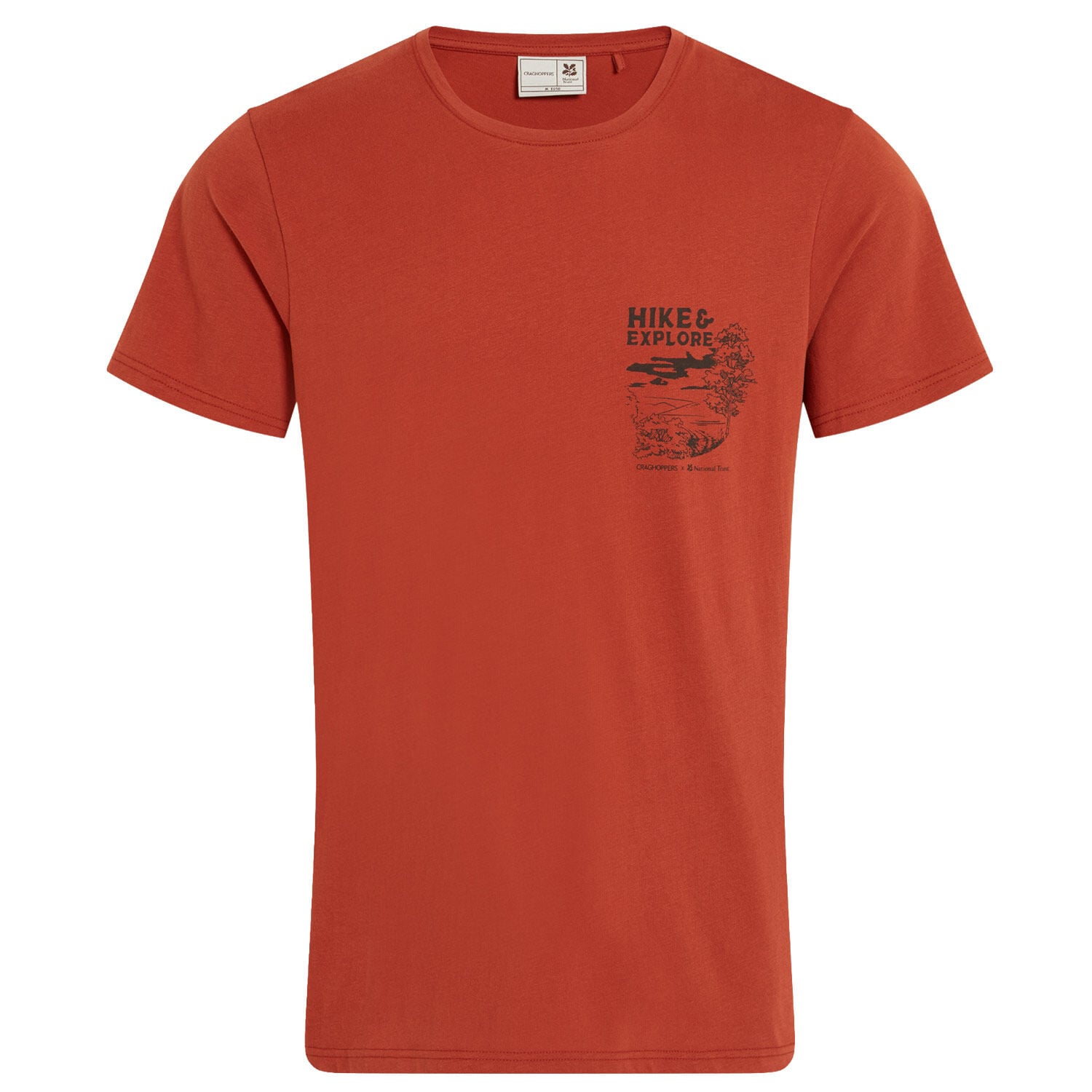 Craghoppers Sabden SS Erkek T-Shirt-KIRMIZI