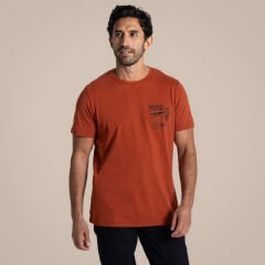Craghoppers Sabden SS Erkek T-Shirt-KIRMIZI