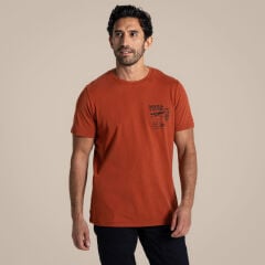 Craghoppers Sabden SS Erkek T-Shirt-KIRMIZI