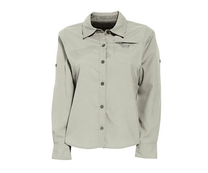 Regatta Geo Uzunkollu Kadın Gömlek-GRİ