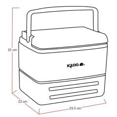 IGLOO EliteCore Buzluk 8.2 Litre-KIRMIZI