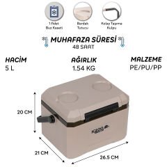 IGLOO CoreMAX 5 Buzluk 5 Litre