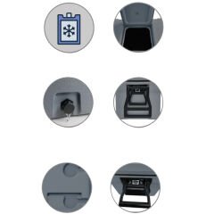 IGLOO CoreMAX 120 Tekerlekli Buzluk 120 Litre