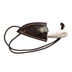 FreeCamp Geyik Boynuzu Kabza Üçgen Kolye 13.5cm Avcı Bıçağı