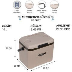 IGLOO CoreMAX 16 Buzluk 16 Litre
