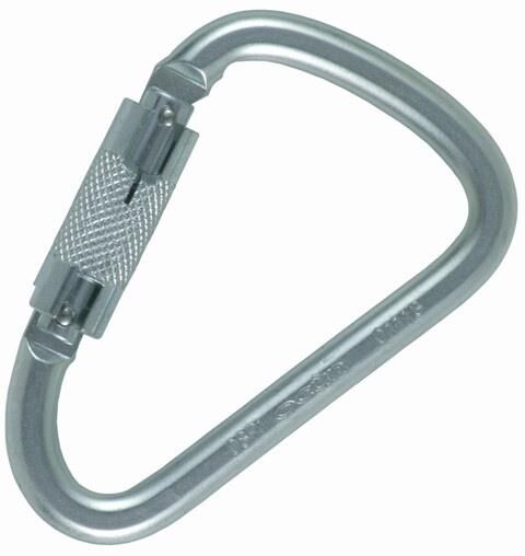 Ocun D-Carebiner Twist-Lock Steel Karabina