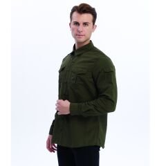 FreeCamp Odina Erkek Gömlek-YEŞİL