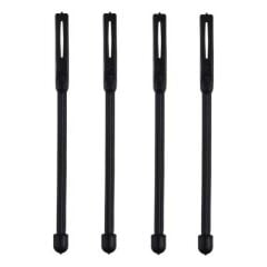 Nite Ize Gear Tie Cordable- Yuvalı Kablo Düzenleyici 4lü Paket-SİYAH