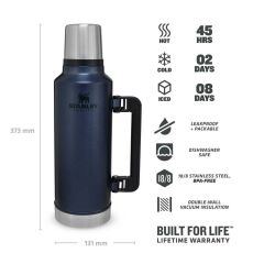 Stanley Klasik Vakumlu Termos 1.9 Litre Mavi