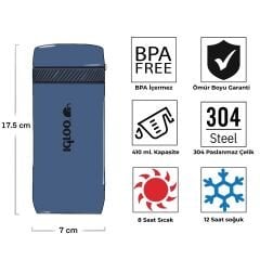 Igloo Squid Termos 410ml-LACİVERT