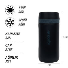 Igloo Squid Termos 410ml-SİYAH