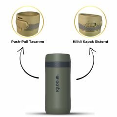 Igloo Squid Termos 410ml-HAKİ