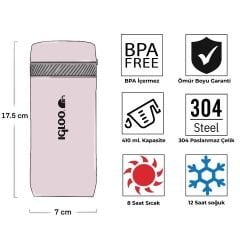 Igloo Squid Termos 410ml-PEMBE