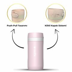 Igloo Squid Termos 410ml-PEMBE