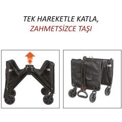 FreeCamp Nest 250 Katlanır Wagon Araba